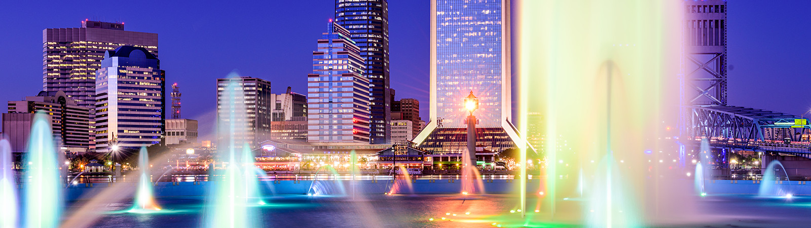 Friendship Fountain in Jacksonville